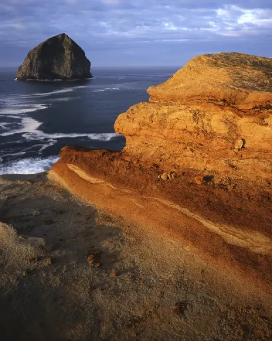 Framed Print : USA, Oregon, Cape Kiwanda State Park, Rock formations along Oregon Coast at sunrise Framed Print : USA, Oregon, Cape Kiwanda State Park, Rock formations along Oregon Coast at sunrise