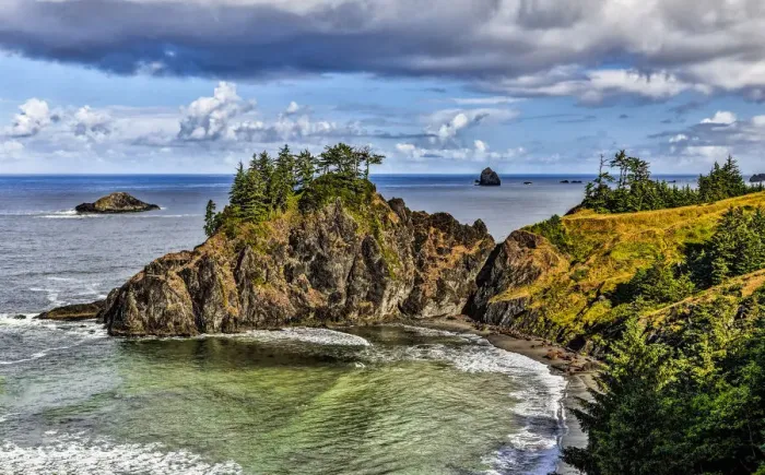 Framed Print : USA, Oregon, Cape Sebastian