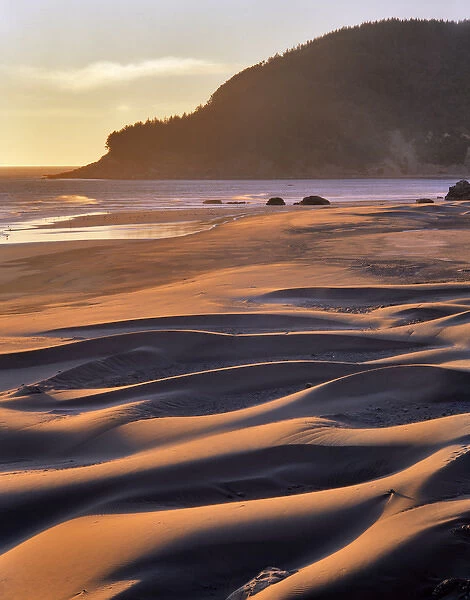 USA, Oregon, Cape Sebastian. Beach landscape