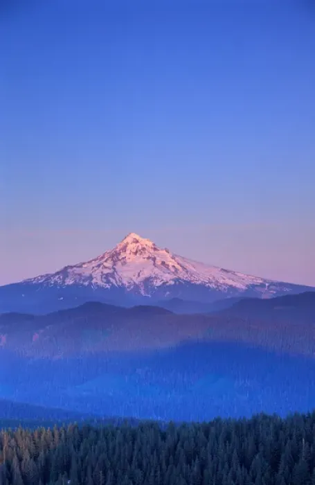 Framed Print : USA, Oregon, Columbia River Gorge National Scenic Area, Mount Hood, as seen Framed Print : USA, Oregon, Columbia River Gorge National Scenic Area, Mount Hood, as seen