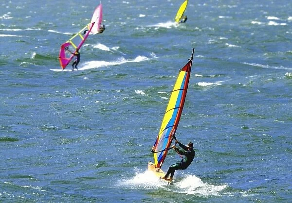 USA, Oregon, Hood River. Hood River, Oregon, is one of the top wind surfing centers