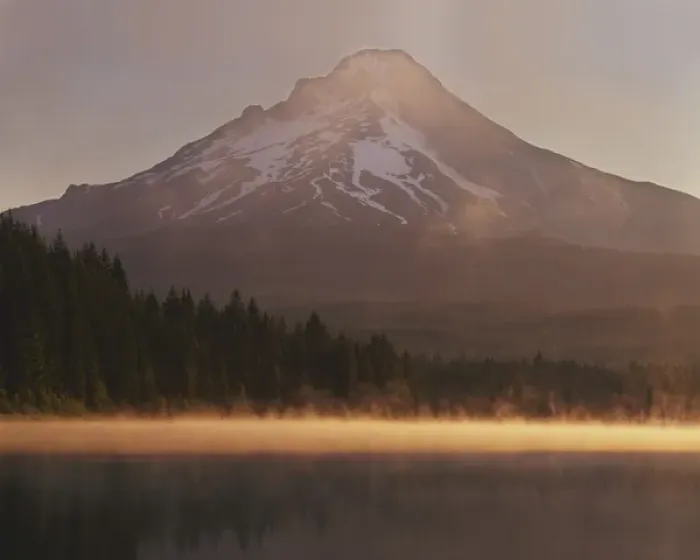 Framed Print : USA, Oregon, Mt. Hood National Forest, Mt. Hood from Trilliam Lake Framed Print : USA, Oregon, Mt. Hood National Forest, Mt. Hood from Trilliam Lake
