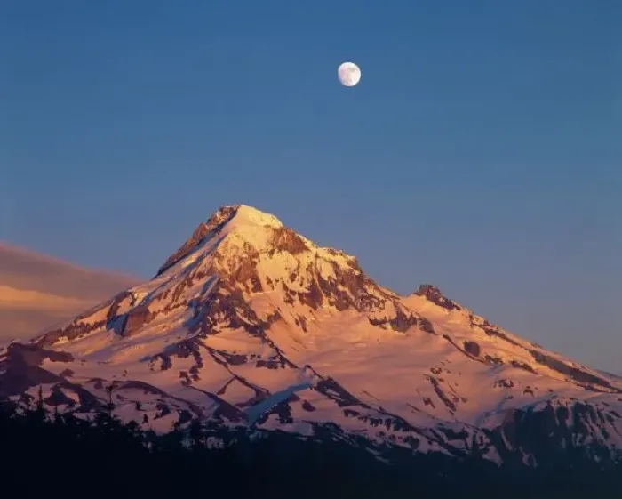 Framed Print : USA, Oregon, Mt Hood. Sunset creates alpenglow on Mt Hood in the Oregon Cascades Framed Print : USA, Oregon, Mt Hood. Sunset creates alpenglow on Mt Hood in the Oregon Cascades