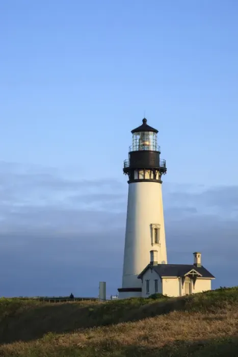 Framed Print : USA, Oregon, Newport, Yaquina Head, NLCS, the Yaquina Head Lighthouse