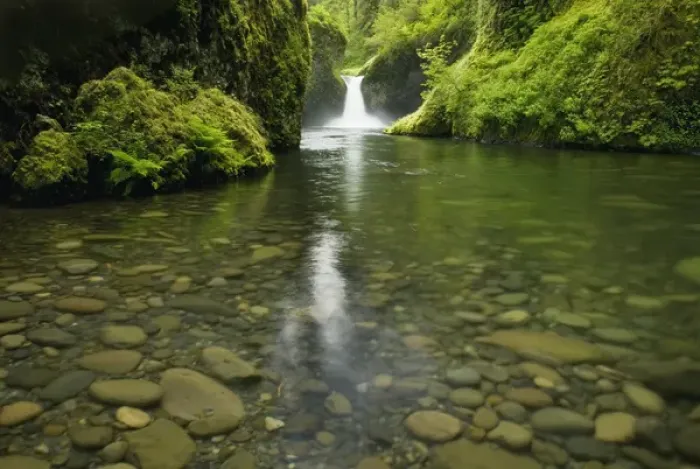Framed Print : USA, Oregon, Punchbowl Falls, Eagle Creek, Mt. Hood National Forest Framed Print : USA, Oregon, Punchbowl Falls, Eagle Creek, Mt. Hood National Forest