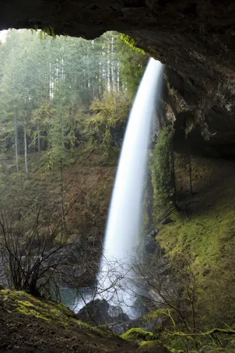 Framed Print : USA, Oregon, Silver Falls State Park, North Falls Framed Print : USA, Oregon, Silver Falls State Park, North Falls
