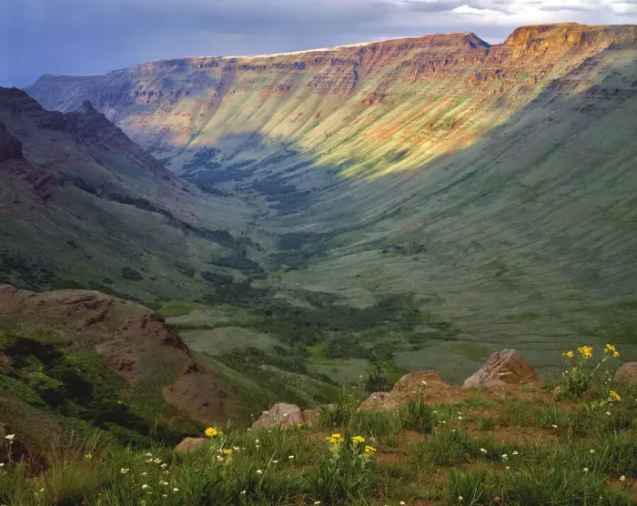 Framed Print : USA, Oregon. Steens Mountain and Kiger Gorge landscape Framed Print : USA, Oregon. Steens Mountain and Kiger Gorge landscape