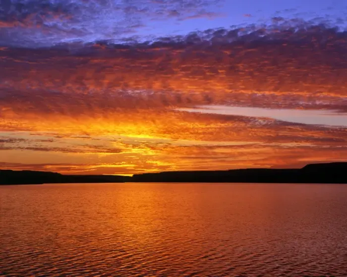 Framed Print : USA, Oregon. Sunset over Lake Umatilla. Credit as: Steve Terrill / Jaynes Gallery / DanitaDelimont Framed Print : USA, Oregon. Sunset over Lake Umatilla. Credit as: Steve Terrill / Jaynes Gallery / DanitaDelimont