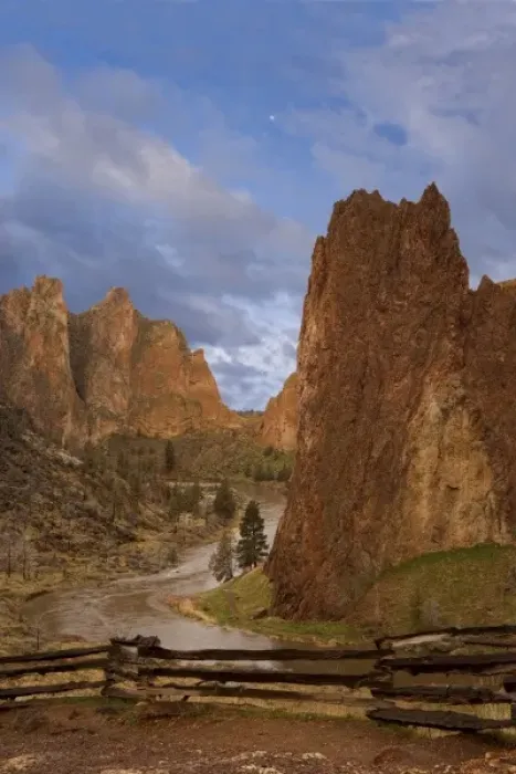 Framed Print : USA, Oregon. View of Crooked River in Smith Rock State Park Framed Print : USA, Oregon. View of Crooked River in Smith Rock State Park