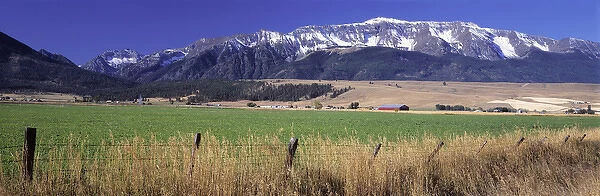 USA, Oregon, Wallowa Mountains. The Wallowa Mountains and the Eagle Cap Wilderness