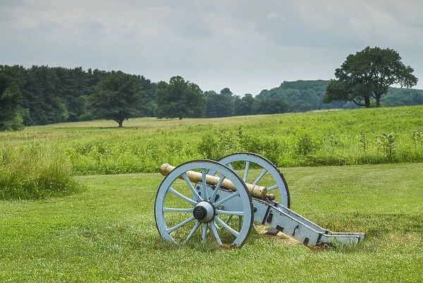 USA, Pennsylvania, King of Prussia. Valley Forge National Historical Park, battlefield