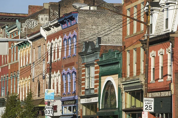 USA-Pennsylvania-Pittsburgh: Southside Area- Buildings along East Carson Street