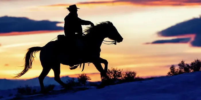 Framed Print : USA, Shell, Wyoming. Hideout Ranch cowgirl silhouetted on horseback at sunset. (PR, MR) Framed Print : USA, Shell, Wyoming. Hideout Ranch cowgirl silhouetted on horseback at sunset. (PR, MR)