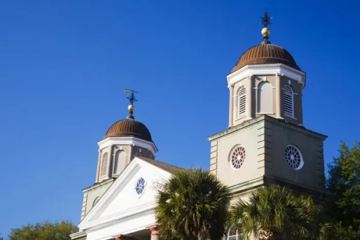 Framed Print : USA, South Carolina, Charleston. First (Scots) Presbyterian Church in Charleston, South Carolina Framed Print : USA, South Carolina, Charleston. First (Scots) Presbyterian Church in Charleston, South Carolina