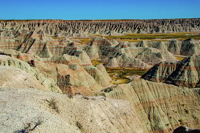 Framed Print : USA, South Dakota. Badlands National Park, Big Badlands Overlook Framed Print : USA, South Dakota. Badlands National Park, Big Badlands Overlook