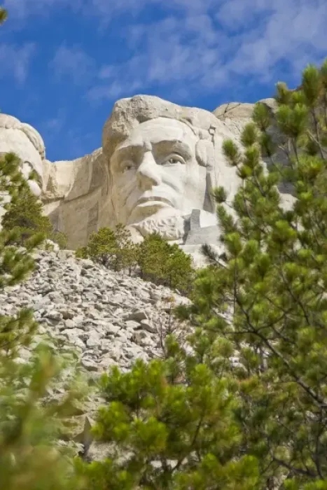 Framed Print : USA, South Dakota. Close-up of bust of President Abraham Lincoln at Mount Rushmore Framed Print : USA, South Dakota. Close-up of bust of President Abraham Lincoln at Mount Rushmore