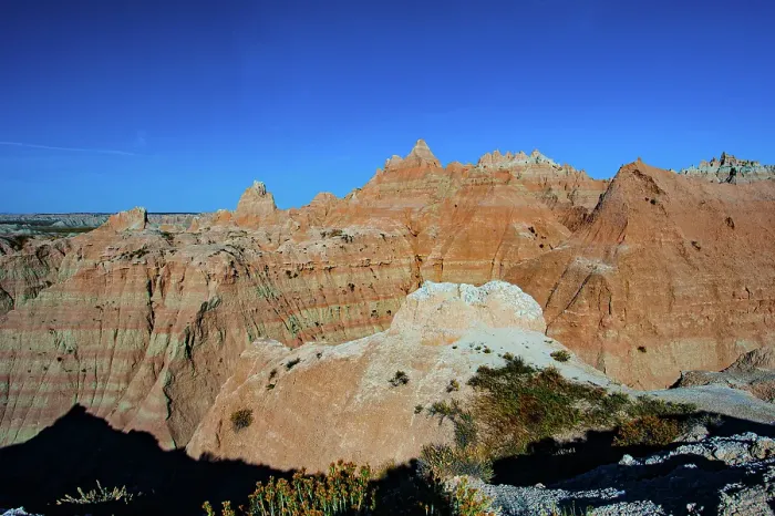 Framed Print : USA, South Dakota, Wall, Badlands National Park, Big Foot Pass