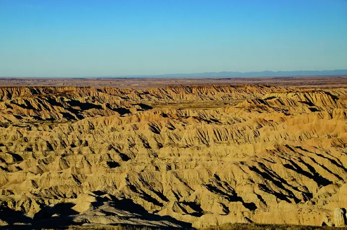 Framed Print : USA, South Dakota, Wall, Badlands National Park, Pinnacles Overlook
