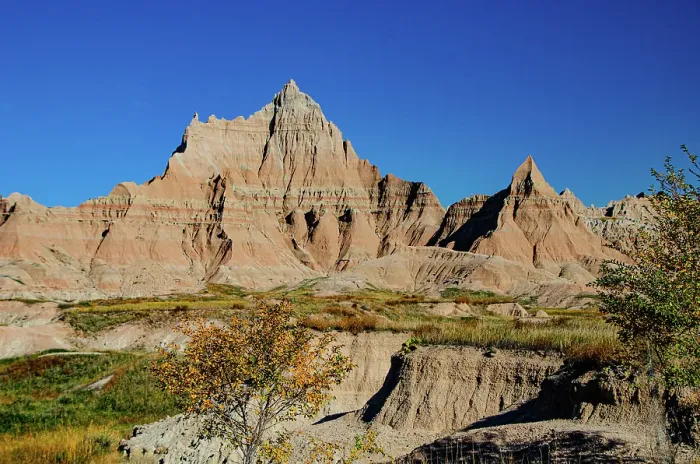 Framed Print : USA, South Dakota, Wall, Badlands National Park