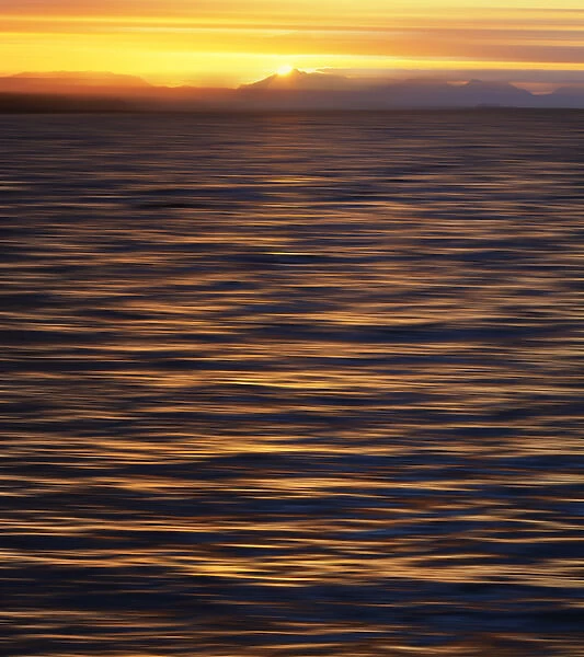 USA, Southeast Alaska, Ketchikan sunset