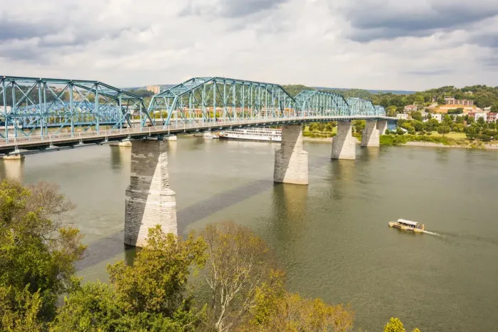 Framed Print : USA, Tennessee. Chattanooga, Appalachia, Tennessee River Basin view from Hunter Art Framed Print : USA, Tennessee. Chattanooga, Appalachia, Tennessee River Basin view from Hunter Art