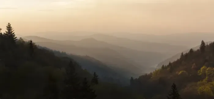 Framed Print : USA, Tennessee, Great Smoky Mountains National Park. Sunrise on mountain ridge lines Framed Print : USA, Tennessee, Great Smoky Mountains National Park. Sunrise on mountain ridge lines