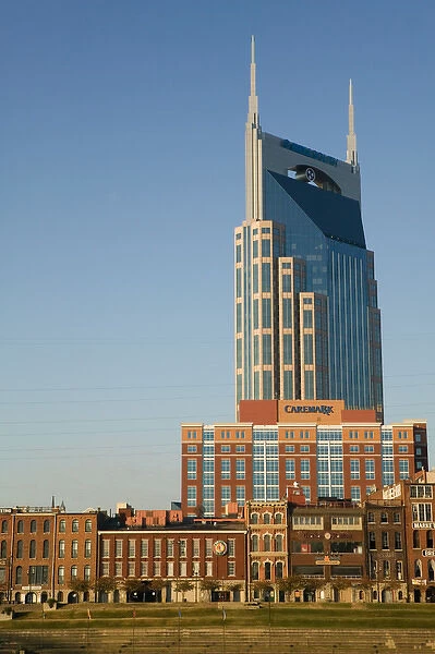 USA, Tennessee, Nashville: Downtown & Bell South Tower
