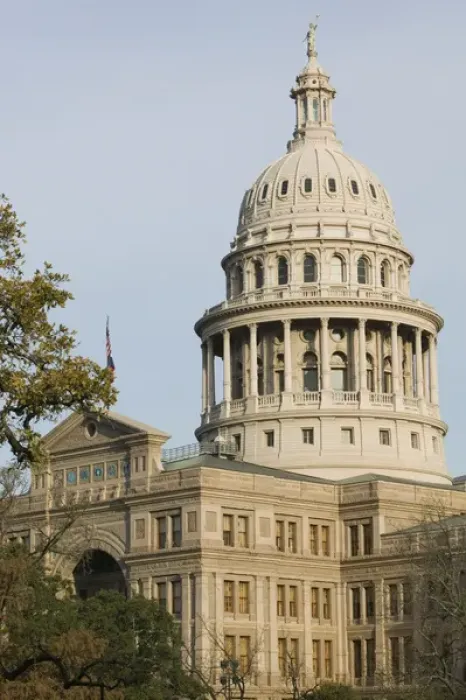 Framed Print : USA-TEXAS-Austin: Texas State Capitol- Exterior  /  Morning