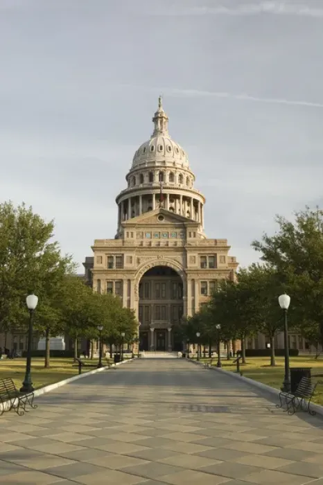 Framed Print : USA-TEXAS-Austin: Texas State Capitol- Exterior  /  Morning
