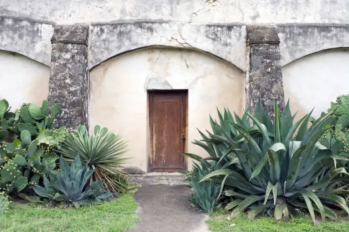 Framed Print : USA, Texas, Mission San Juan Capistrano founded in 1731 near San Antonio