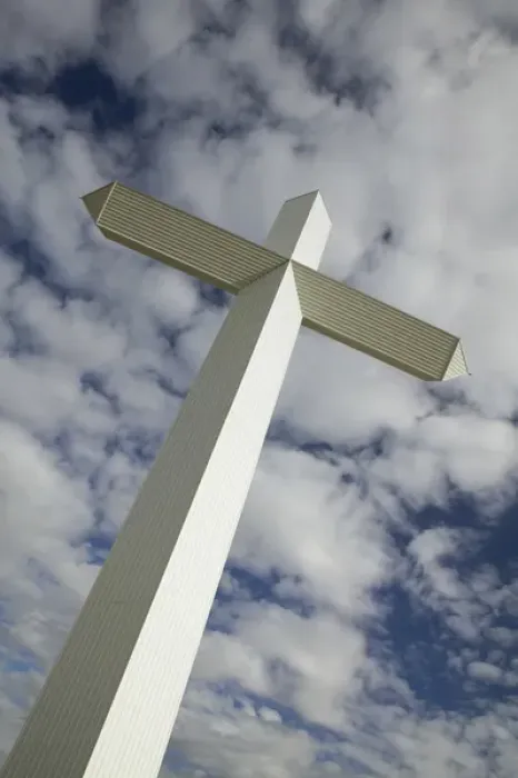 Framed Print : USA-TEXAS-Panhandle Area-Groom: Cross of Our Lord (el. 190 ft. ) 2nd Largest