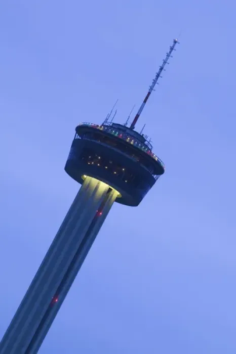 Framed Print : USA-TEXAS-San Antonio: Tower of the Americas  /  Evening