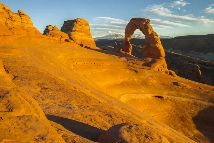 Framed Print : USA, Utah, Arches National Park. Landscape with Delicate Arch Framed Print : USA, Utah, Arches National Park. Landscape with Delicate Arch