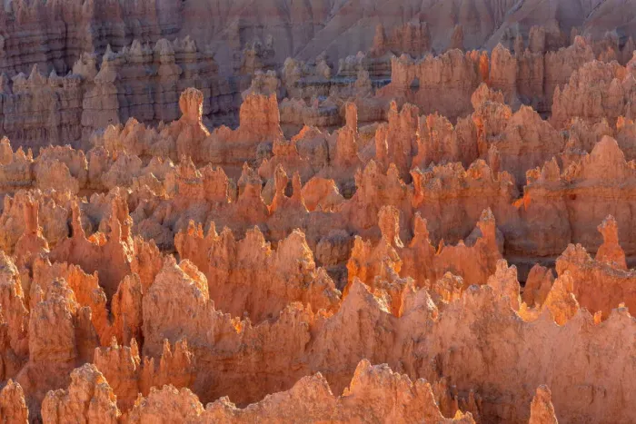 Framed Print : USA, Utah, Bryce Canyon National Park, Evening light brightens hoodoos in the Silent City Framed Print : USA, Utah, Bryce Canyon National Park, Evening light brightens hoodoos in the Silent City