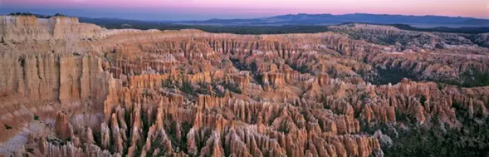 Framed Print : USA, Utah, Bryce Canyon NP. The red fingers of dawn tickle Bryce Canyon National Park
