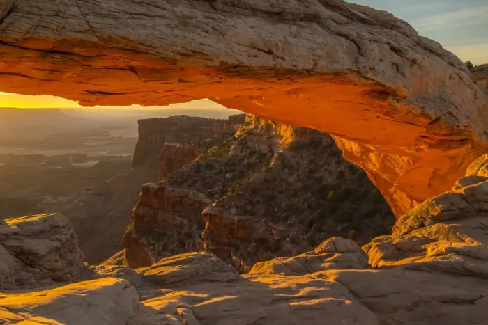 Framed Print : USA, Utah, Canyonlands National Park. Mesa Arch at sunrise Framed Print : USA, Utah, Canyonlands National Park. Mesa Arch at sunrise