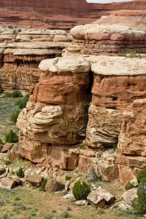 Framed Print : USA, Utah, Canyonlands NP. Canyon scene on Peekaboo Trail in Needles District Framed Print : USA, Utah, Canyonlands NP. Canyon scene on Peekaboo Trail in Needles District