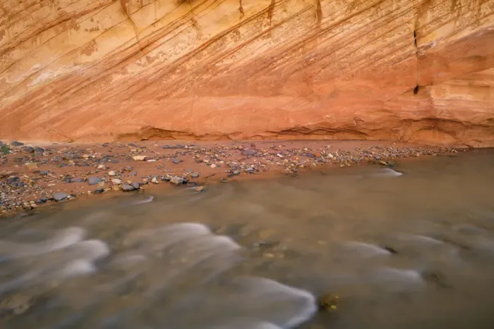 Framed Print : USA, Utah, Capitol Reef National Park, Fremont River and colorful, eroded sandstone wall Framed Print : USA, Utah, Capitol Reef National Park, Fremont River and colorful, eroded sandstone wall