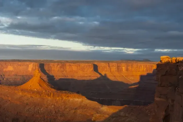 Framed Print : USA, Utah, Dead Horse Point State Park. Sunrise on canyon landscape Framed Print : USA, Utah, Dead Horse Point State Park. Sunrise on canyon landscape