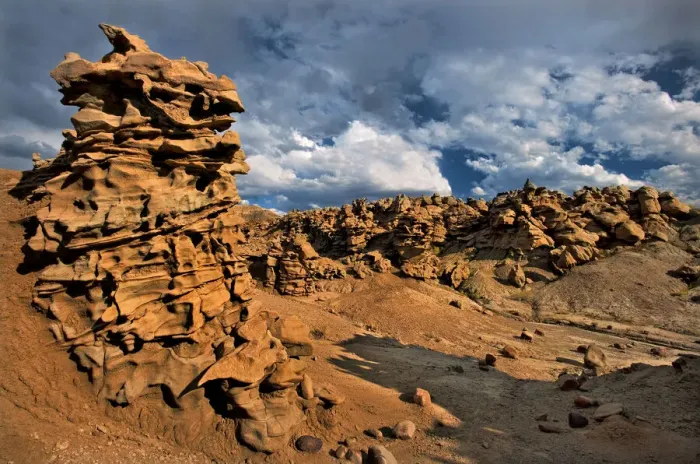 Framed Print : USA, Utah, Fantasy Canyon. Eroded sandstone formations
