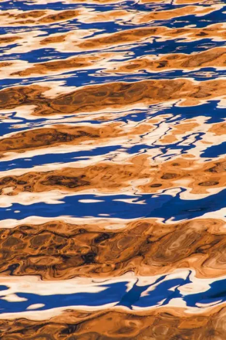 Framed Print : USA, Utah, Glen Canyon National Recreation Area. Abstract of cliff reflection in Lake Powell Framed Print : USA, Utah, Glen Canyon National Recreation Area. Abstract of cliff reflection in Lake Powell