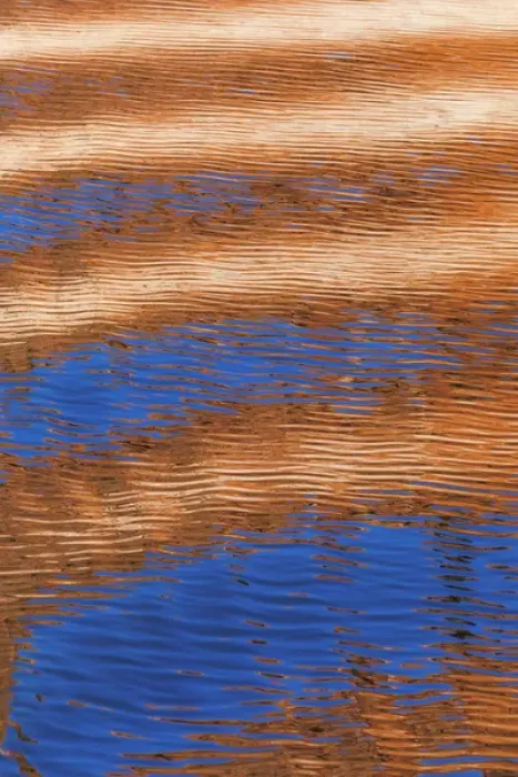 Framed Print : USA, Utah, Glen Canyon National Recreation Area. Abstract of cliff reflection in Lake Powell Framed Print : USA, Utah, Glen Canyon National Recreation Area. Abstract of cliff reflection in Lake Powell