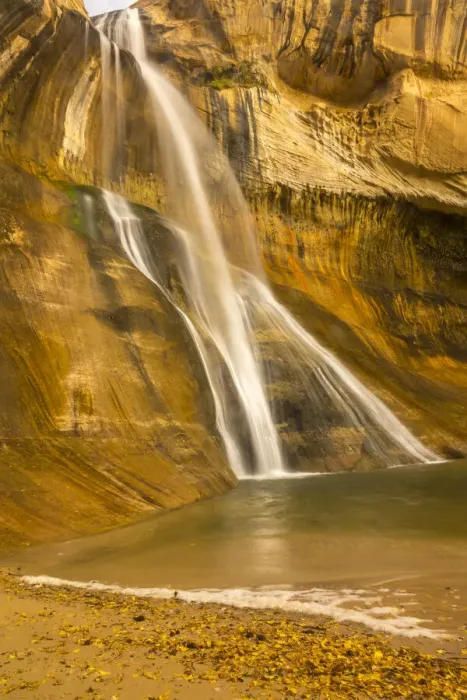 Framed Print : USA, Utah, Grand Staircase-Escalante National Monument. Lower Calf Creek Falls close-up