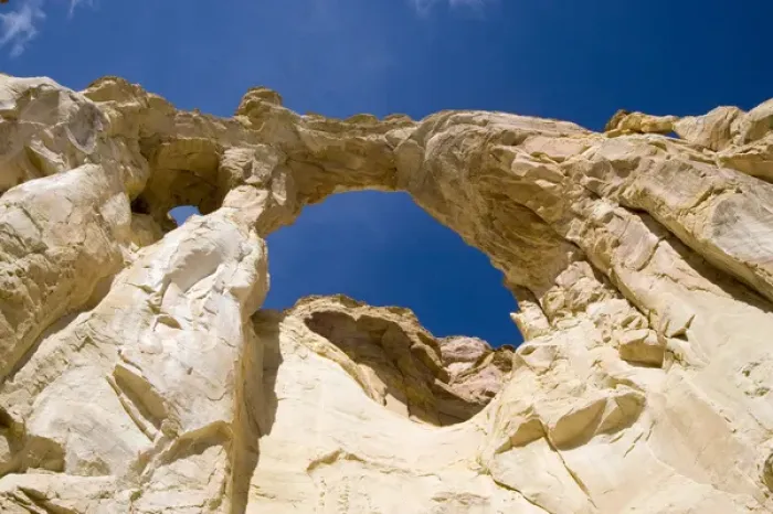 Framed Print : USA - Utah. Grosvenor Arch in Grand Staircase - Escalante National Monument