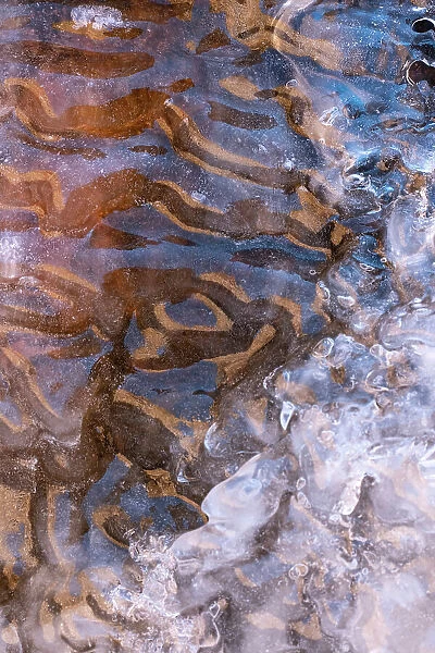 USA, Utah. Ice formations Arches National Park
