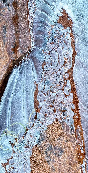 USA, Utah. Ice formations Arches National Park