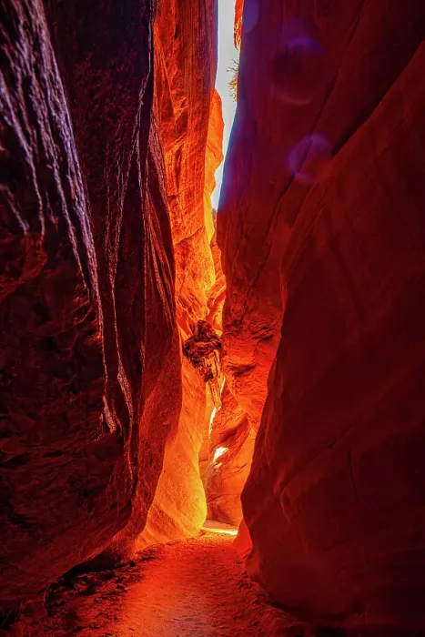 Framed Print : USA, Utah, Kanab, Peekaboo (Red) Slot Canyon