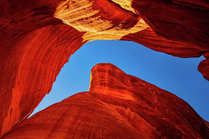 Framed Print : USA, Utah, Kanab, Peekaboo Slot Canyon Framed Print : USA, Utah, Kanab, Peekaboo Slot Canyon