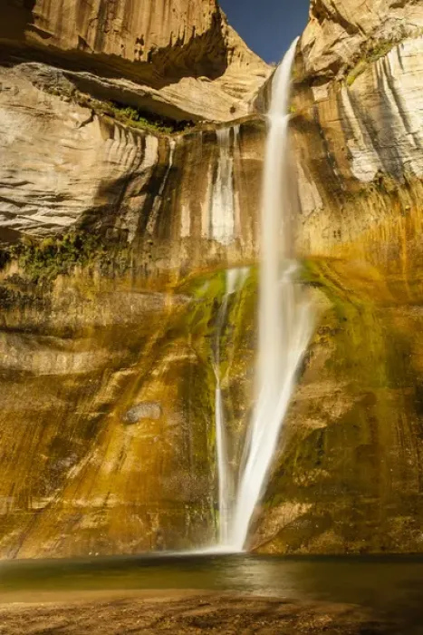Framed Print : USA, Utah. Lower Calf Creek Falls in Grand Staircase Escalante National Monument Framed Print : USA, Utah. Lower Calf Creek Falls in Grand Staircase Escalante National Monument