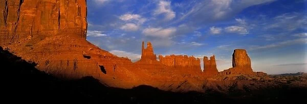 USA, Utah, Monument Valley. King on a Throne and the Stagecoach are just a few of